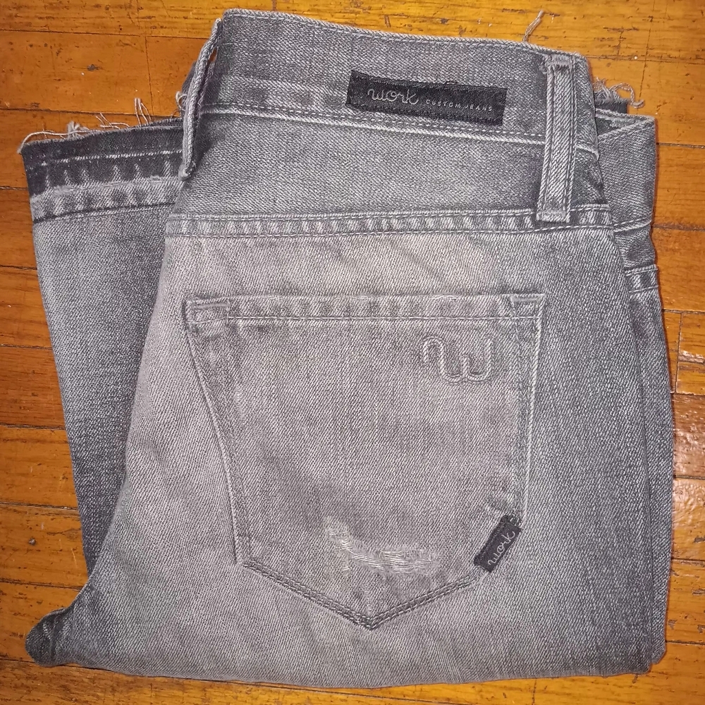 Work Gray Denim Jeans